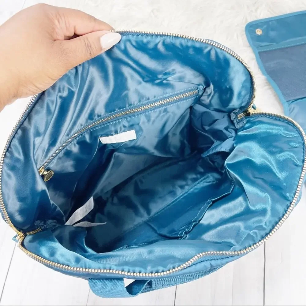 Stella McCartney Blue‎ Baby Diaper Bag with Zip Pocket